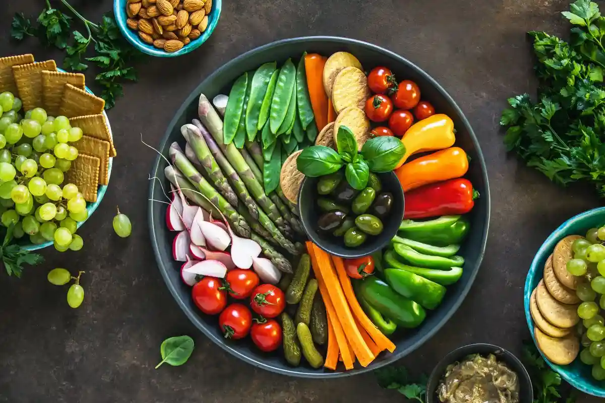 Овощная тарелка. Фото: Fattyplace / Shutterstock.com