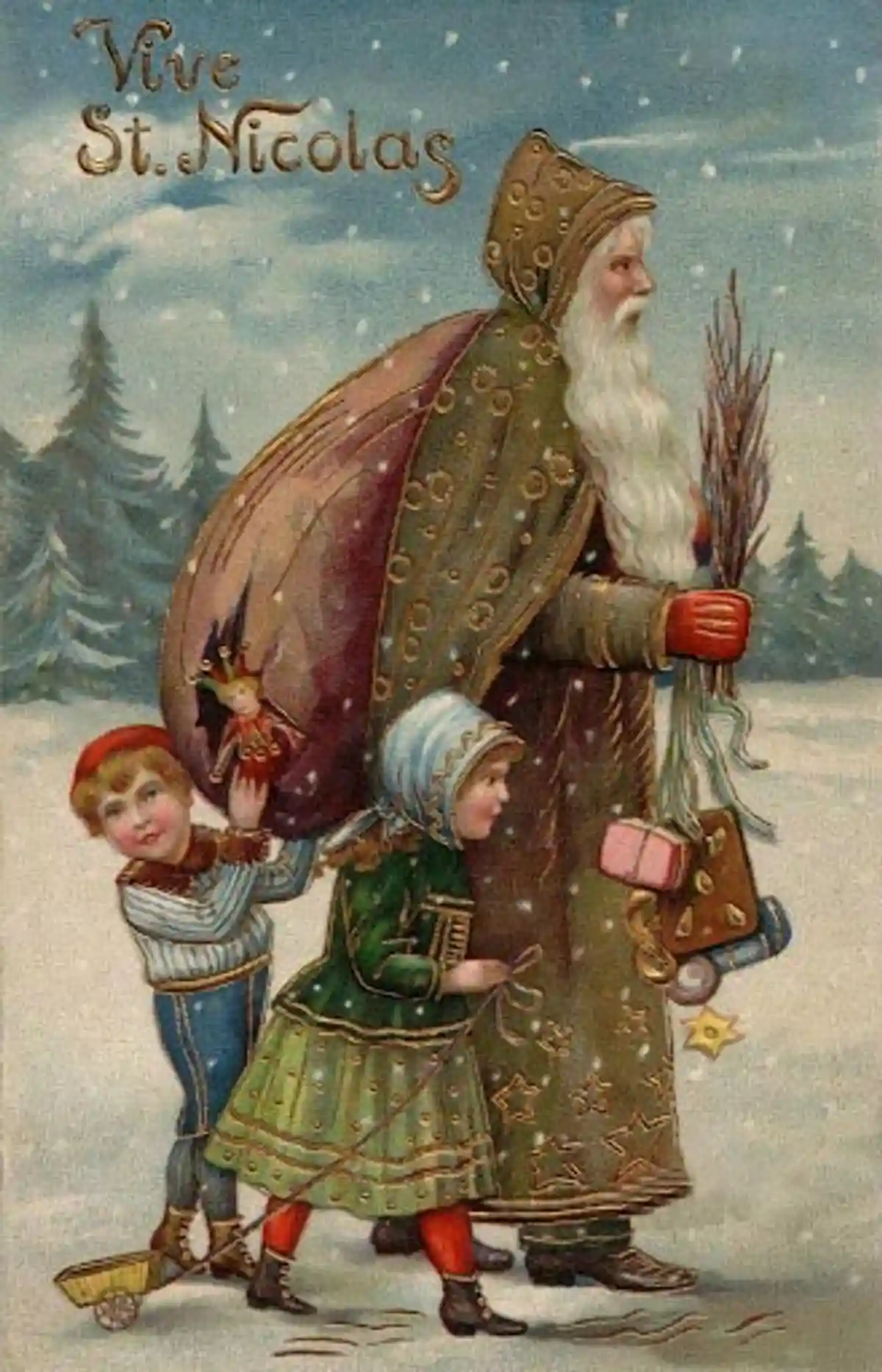 Святой Николай в Германии. Иллюстрация: izbrannoe.com