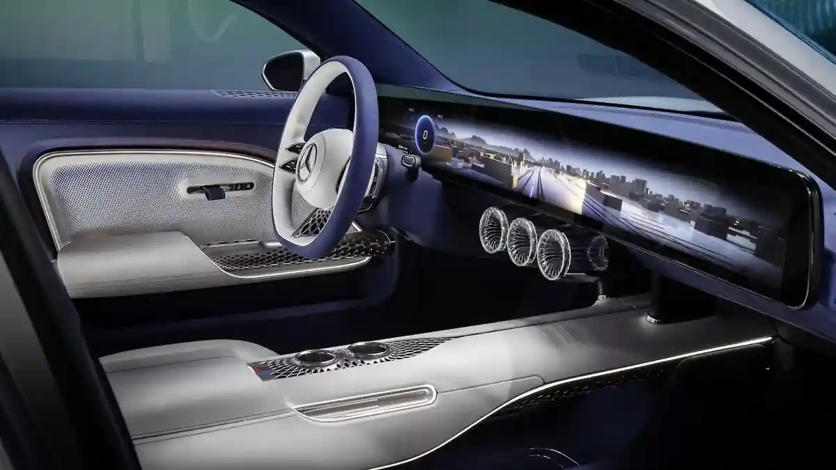 Салон нового электромобиля Vision EQXX. Фото: Daimler.com