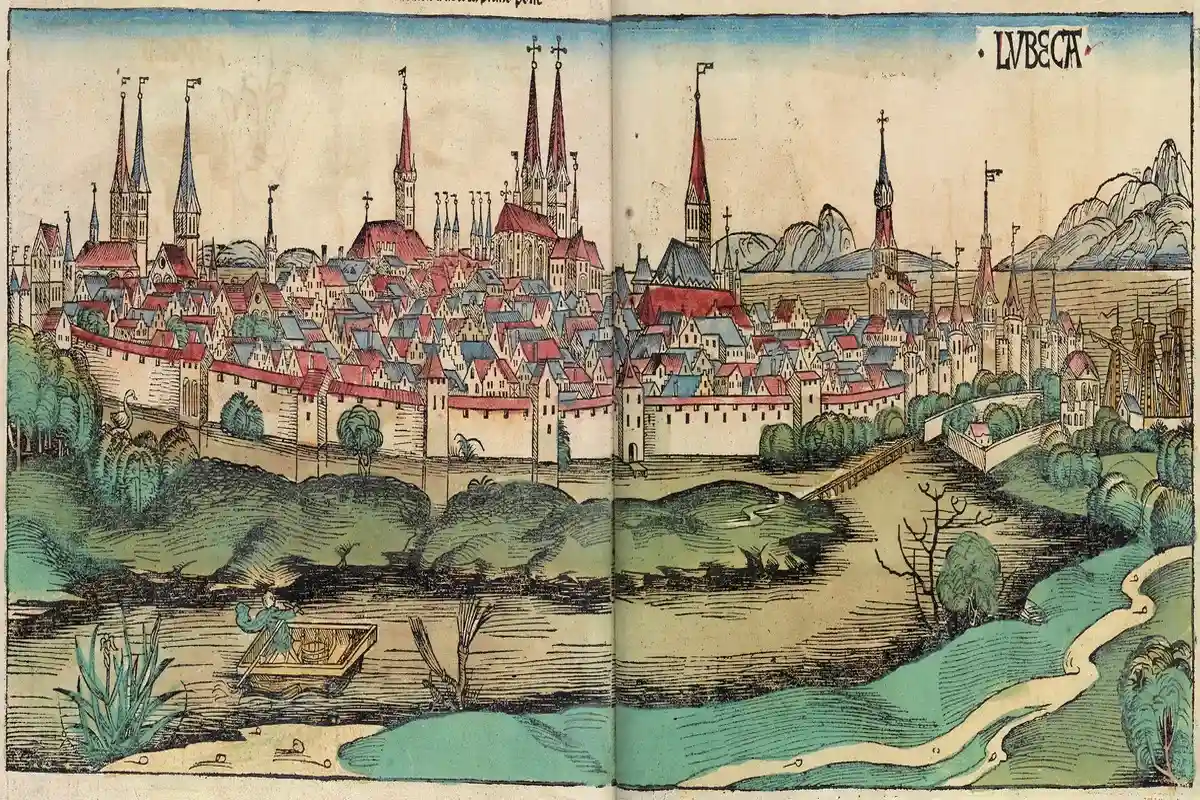 Любек в 1493 году. Фото: wikipedia.org