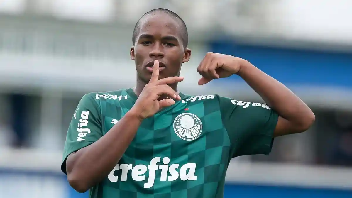 Эндрик в форме "Палмейрас". Фото: Palmeiras.com.br