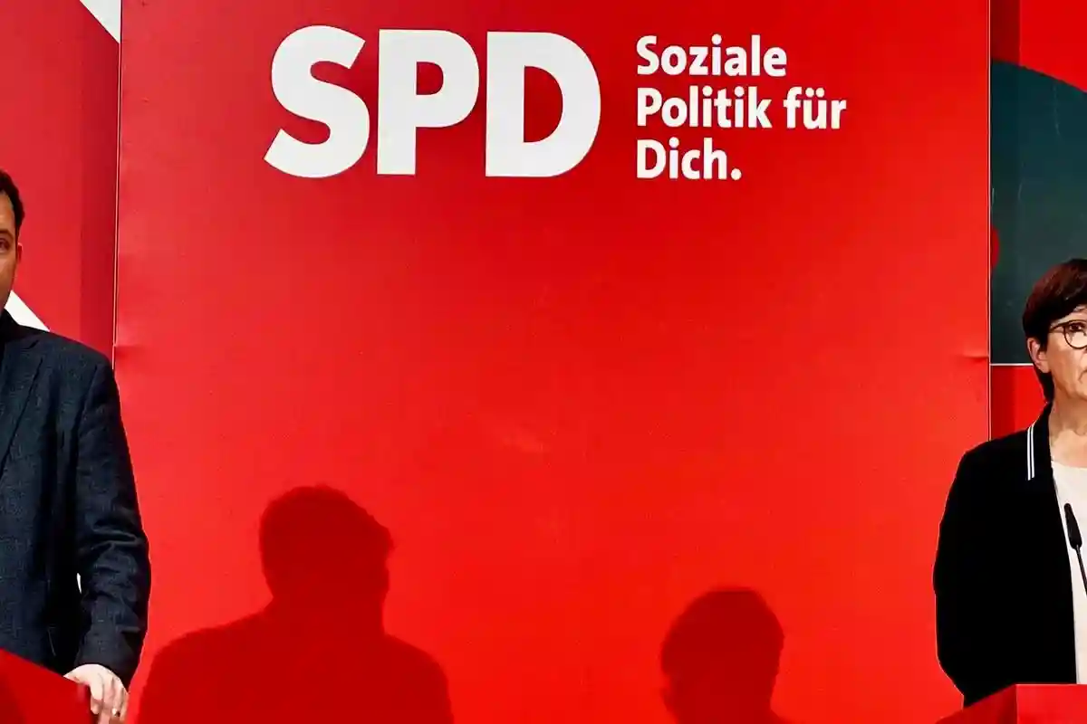 СДПГ «упала». Фото: twitter-аккаунт SPD Parteivorstand / @spdde
