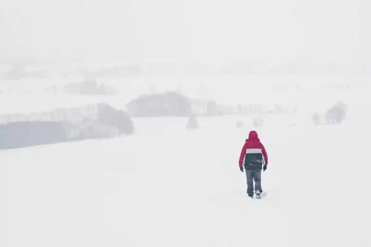 Юг Германии засыплет снегом