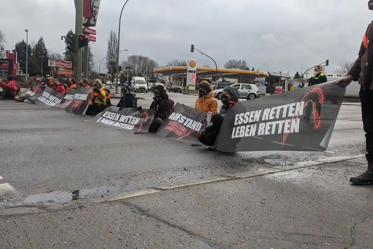 Берлинские активисты продолжают блокировать дороги фото 1