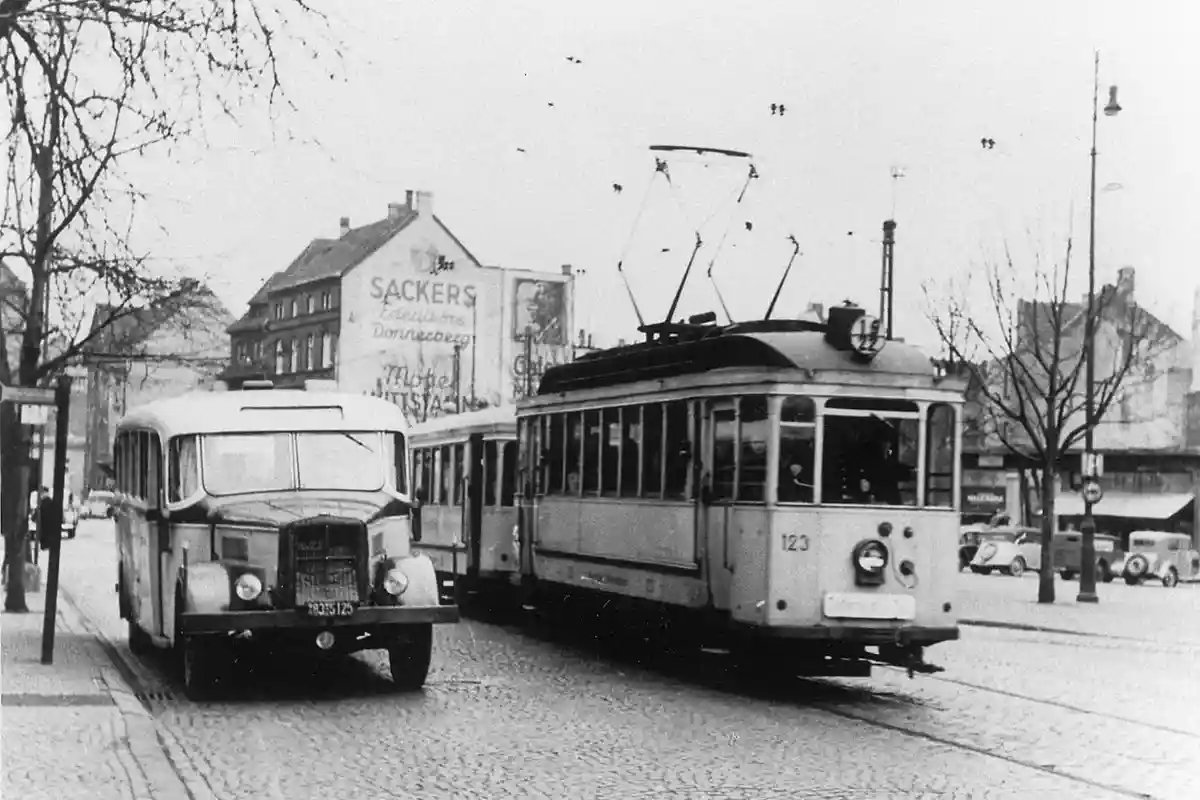 Боттроп в 1940 году. Фото: Vestische Straßenbahnen / wikimedia.org