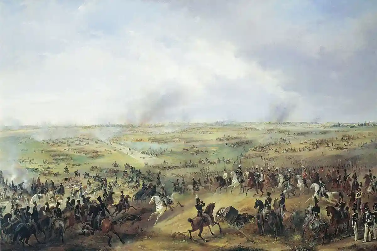 Битва под Лейпцигом, картина А. Н. Зауервейда. Фото: wikipedia.org