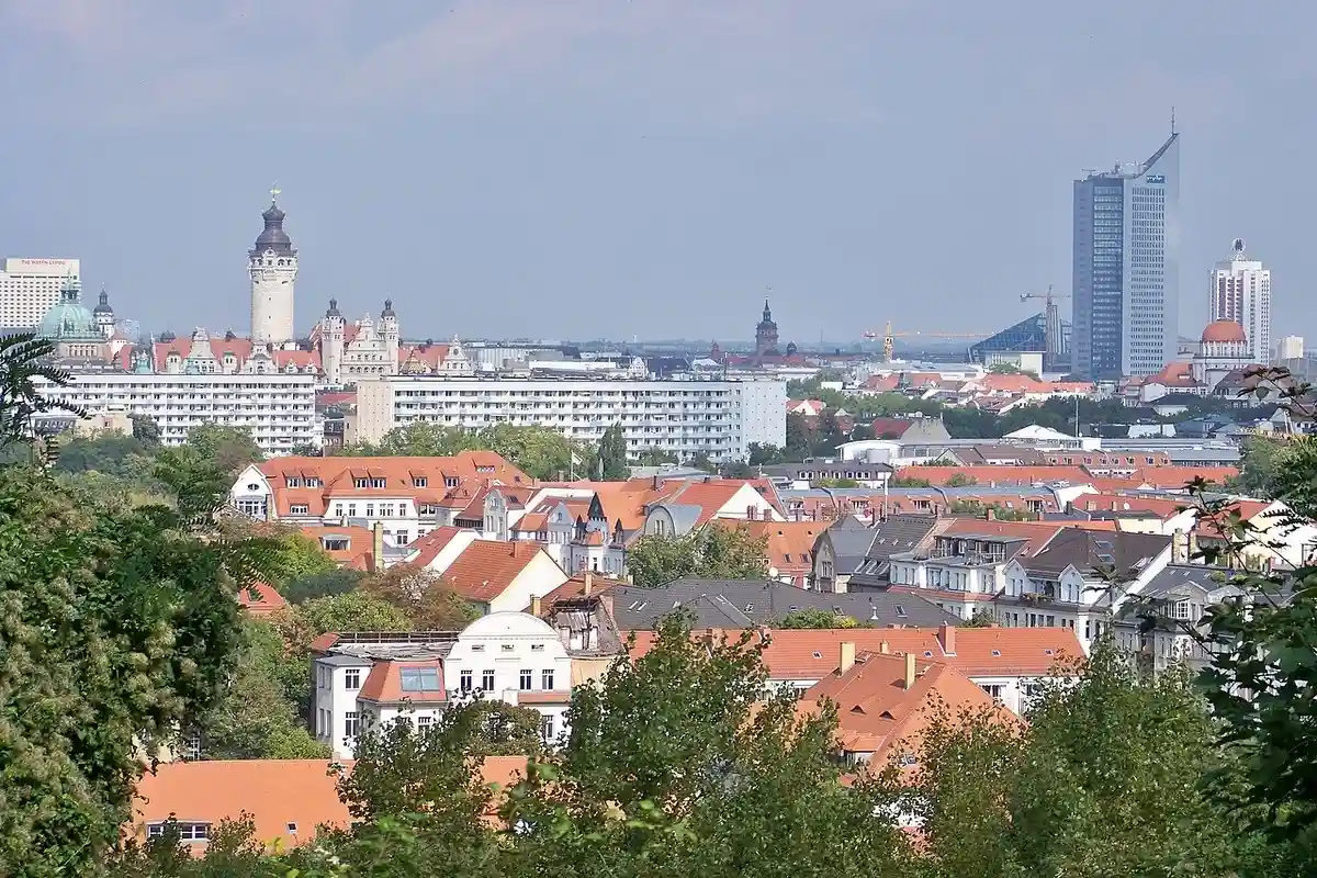 Вид на Лейпциг. Фото: Joeb07 / wikimedia.org