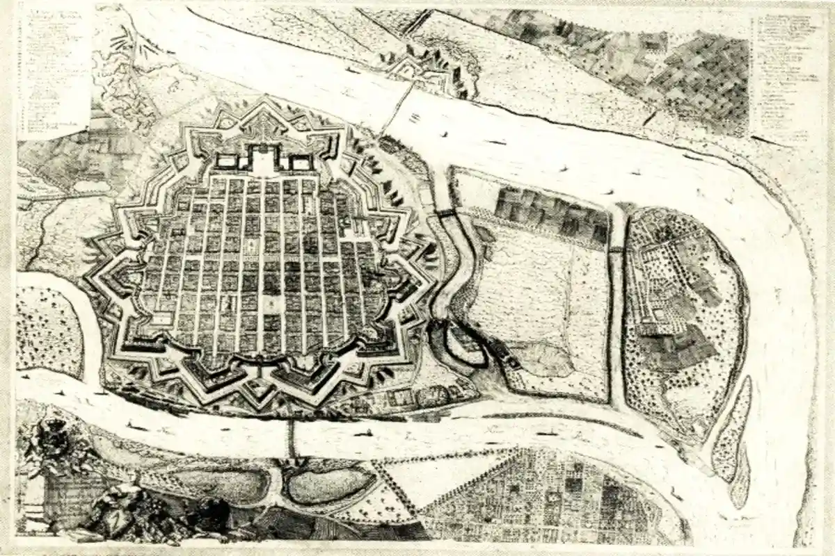 Мангейм в 1758 году. Фото: Joseph Anton Baertels / wikimedia.org