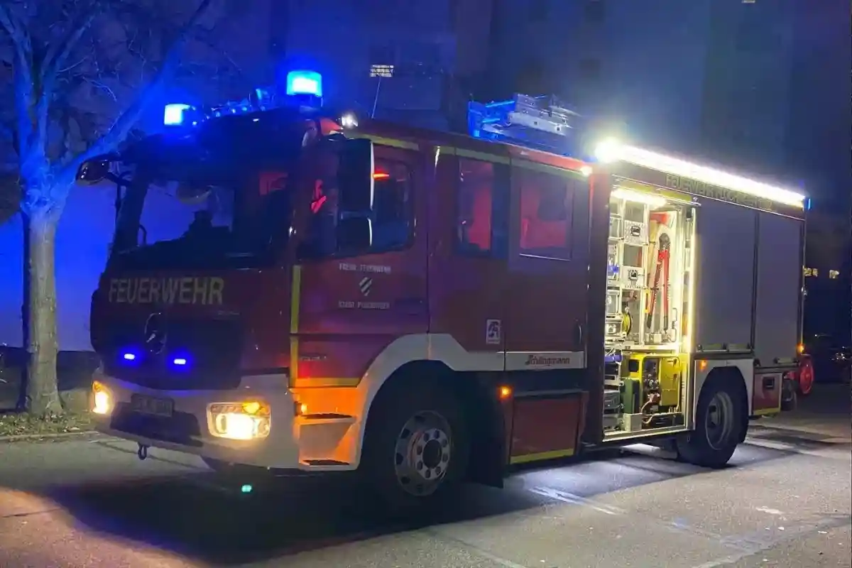 пожар в Плохингене