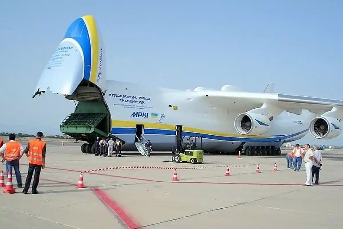 Так выглядел самый большой самолет в мире «Мрия». https://t.me/lentachold/45085