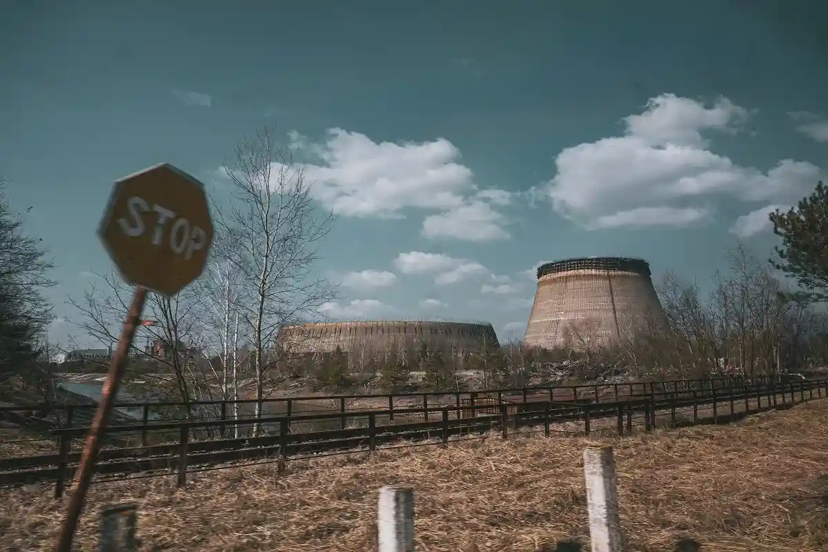 В Чернобыльской зоне отчуждения из-за боевых действий горит лес
