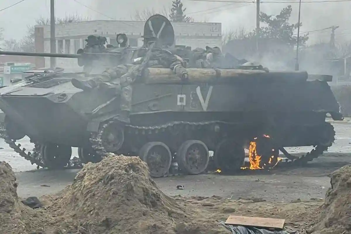 Символы Z и V олицетворяют войну в Украине. Фото: @GeneralStaffUA / twitter