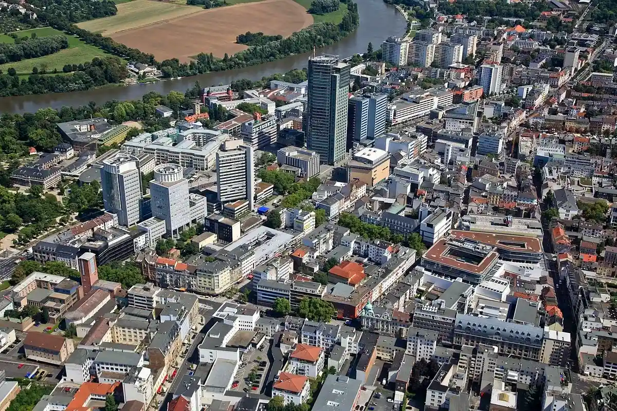 Вид на центр города Оффенбах-на-Майне. Фото: Stadt Offenbach am Main / wikimedia.org