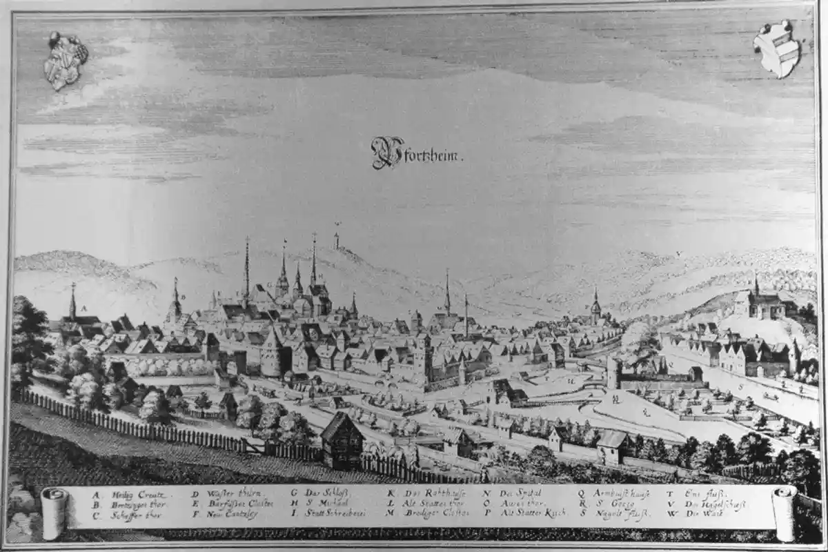 Пфорцхайм в XVII веке. Фото: Michael Hild / wikimedia.org