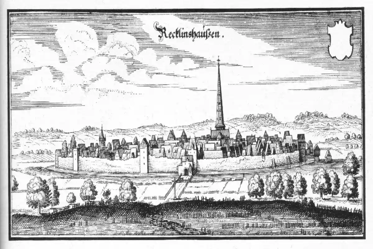 Реклингхаузен в 1647 году. Фото: Matthäus Merian / wikimedia.org