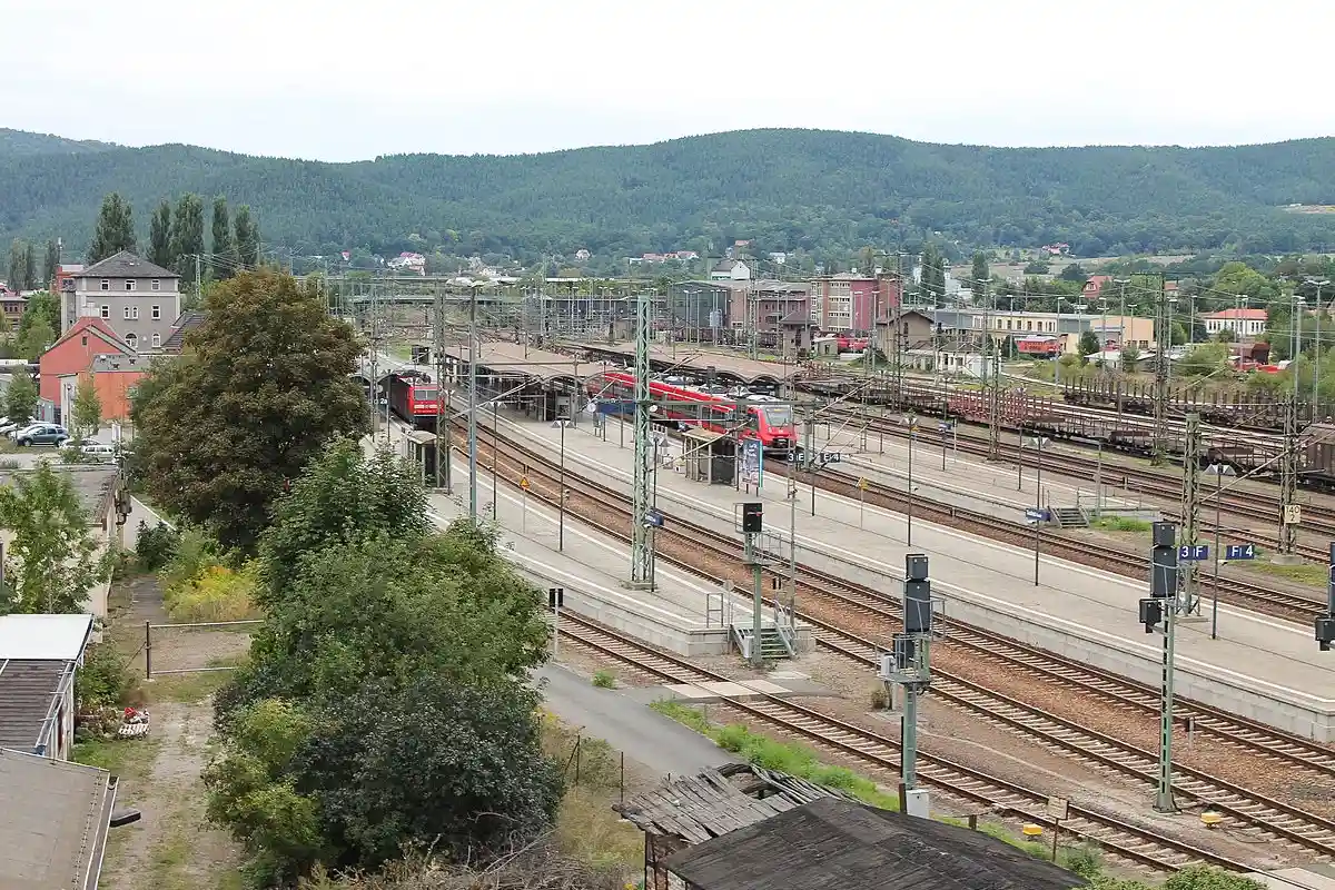 Теперь появилась возможность попасть с севера на юг Германии по новой железнодорожной ветке, проходящей через Заальфельд. Фото Wikimedia