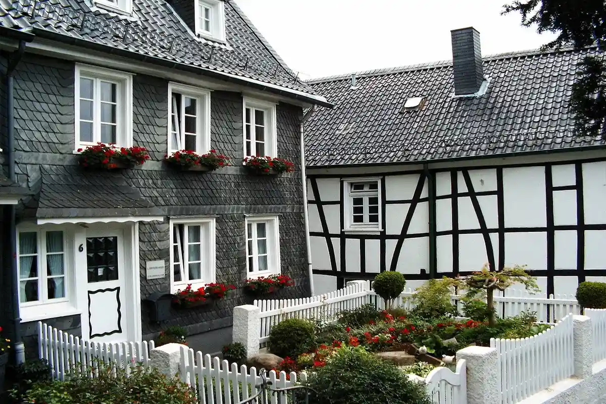 Типичные дома в городе Золинген. Фото: S.Möller / wikimedia.org