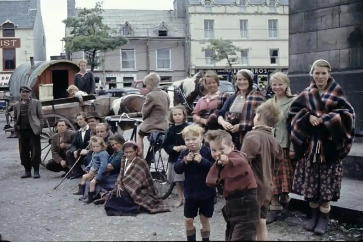 Ирландские тревеллеры, 1958 год. Фото:Tony Whelan / wikipedia.org