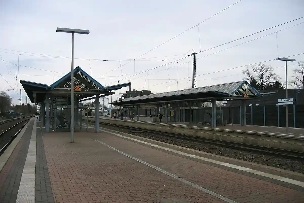 Железнодорожная станция города Дормаген. Фото: A.Savin / wikimedia.org