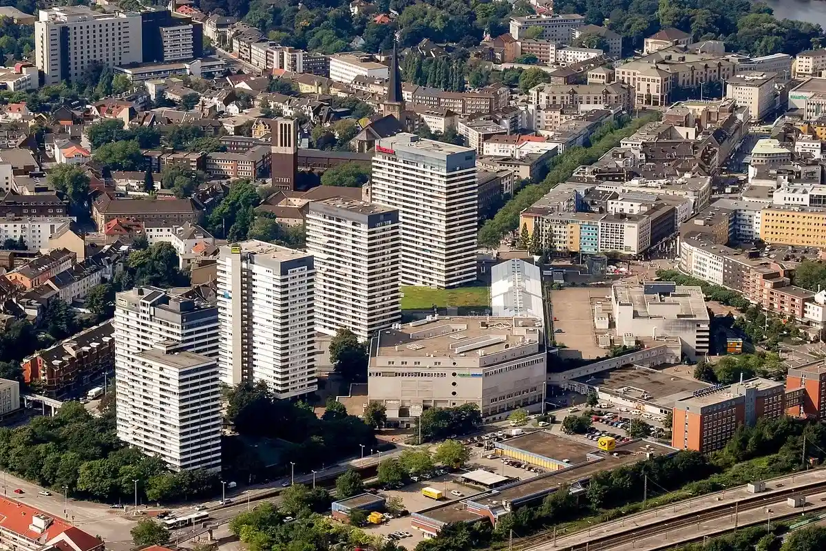 Вид на центр города Мюльхайм-на-Руре. Фото: Tuxyso / wikimedia.org