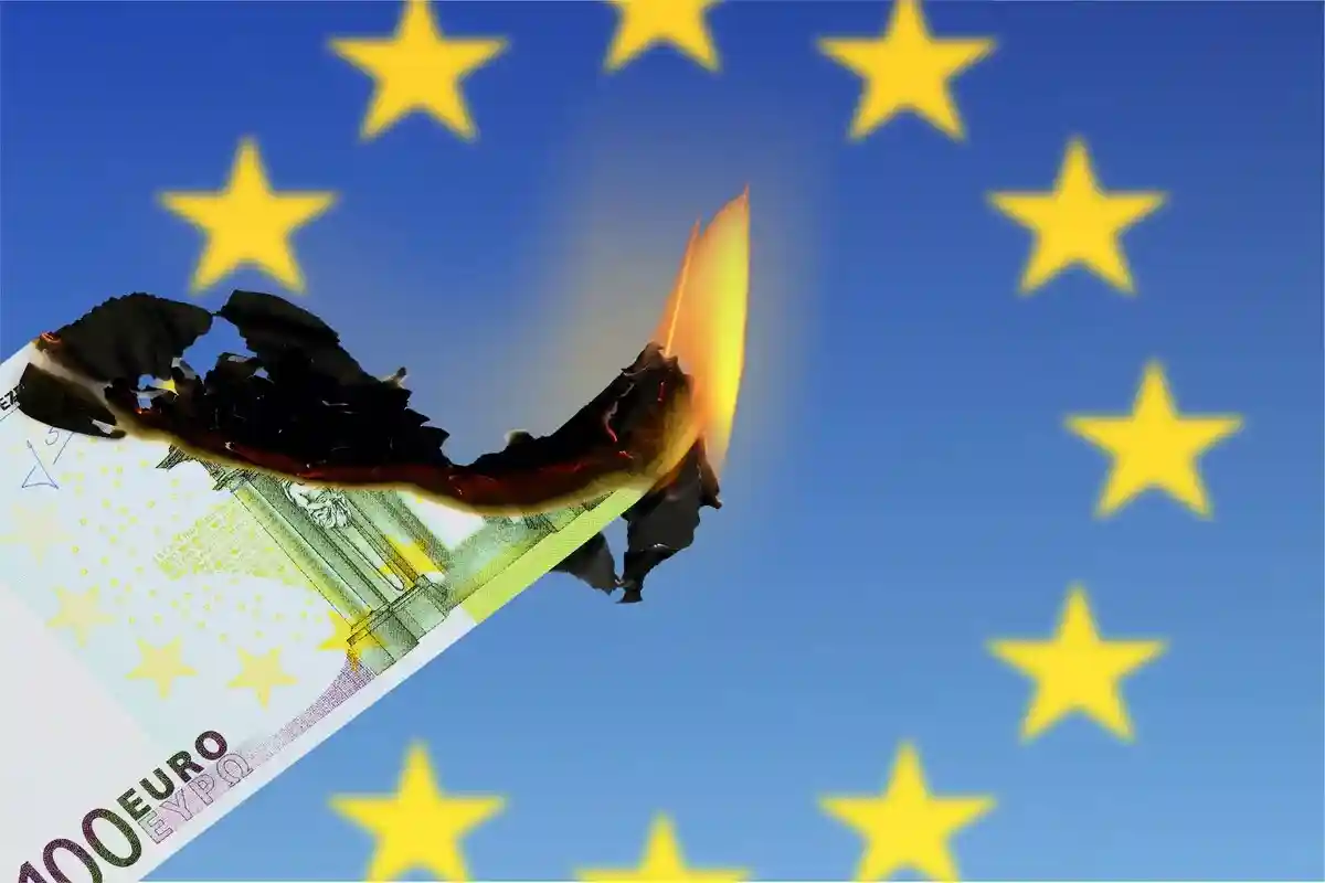 Падение евро