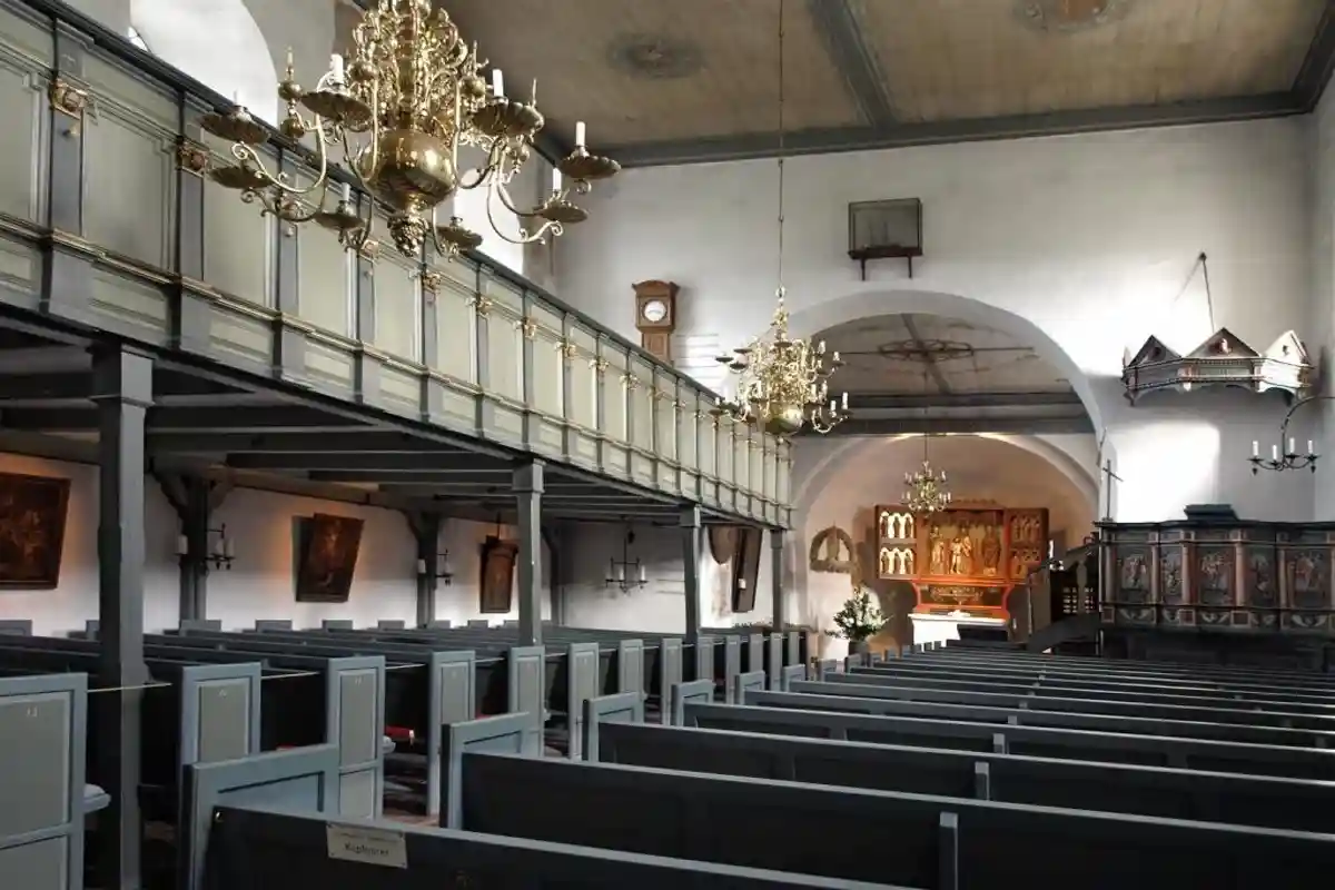 Главный зал церкви Святого Северина в городе Зюльт. Фото: Uwe Barghaan / wikimedia.org