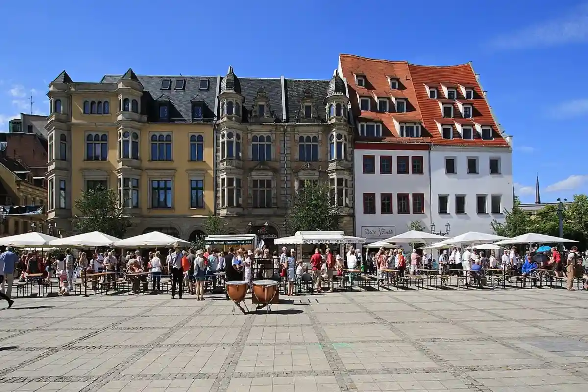 Торговая площадь в Цвиккау. Фото: Kora27 / wikimedia.org