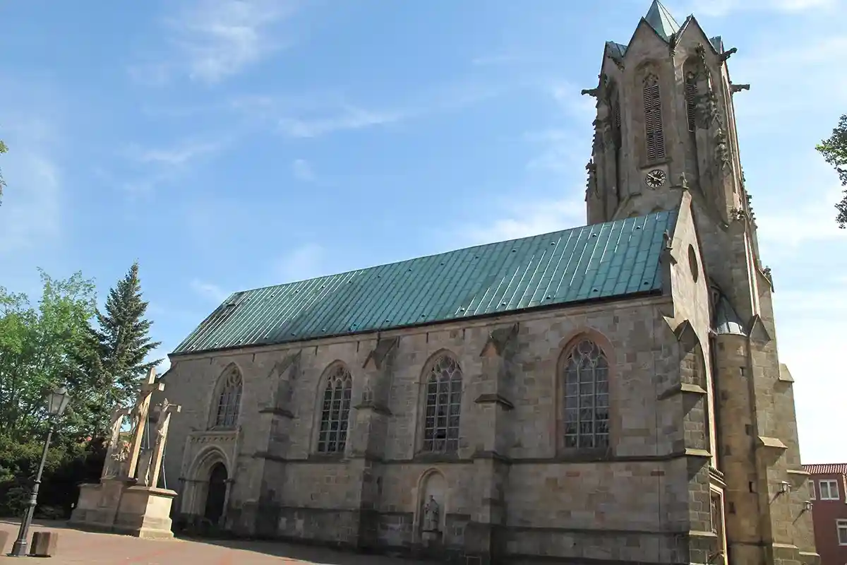 Первые сооружения, связанные с религиозными обрядами, были здесь еще при Карле Великом, а нынешнее здание храма было возведено в 1462 году. Фото Wikimedia