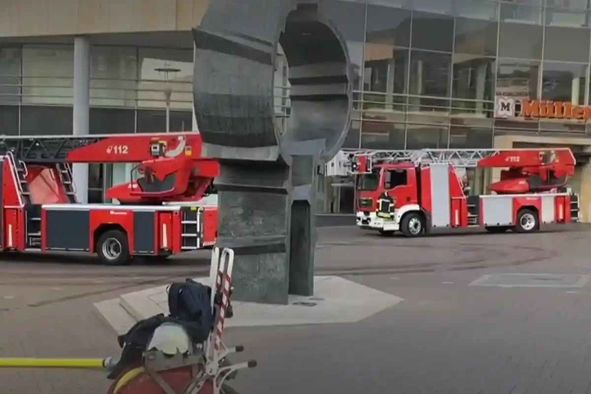 Пожарные расчеты на месте происшествия. Фото: скриншот / swr.de