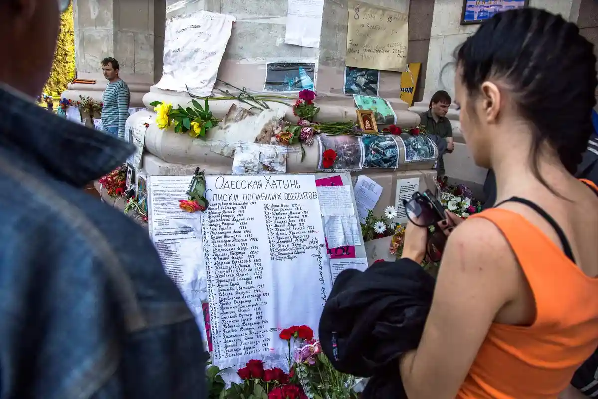 В Риме почтили память погибших в Одесской бойне. Фото: A_Lesik / shutterstock.com