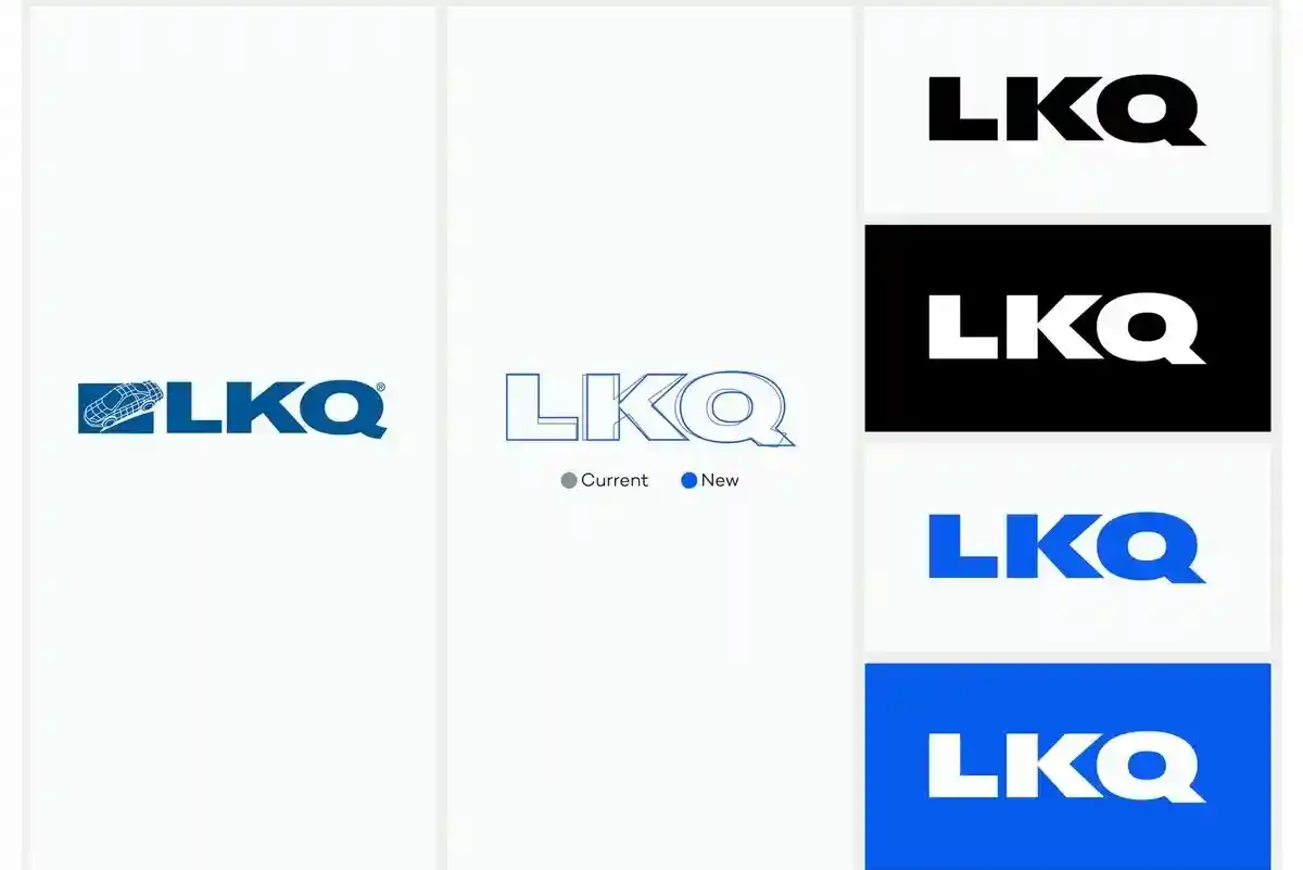 Эволюция логотипа LKQ Фото: LKQ Europe