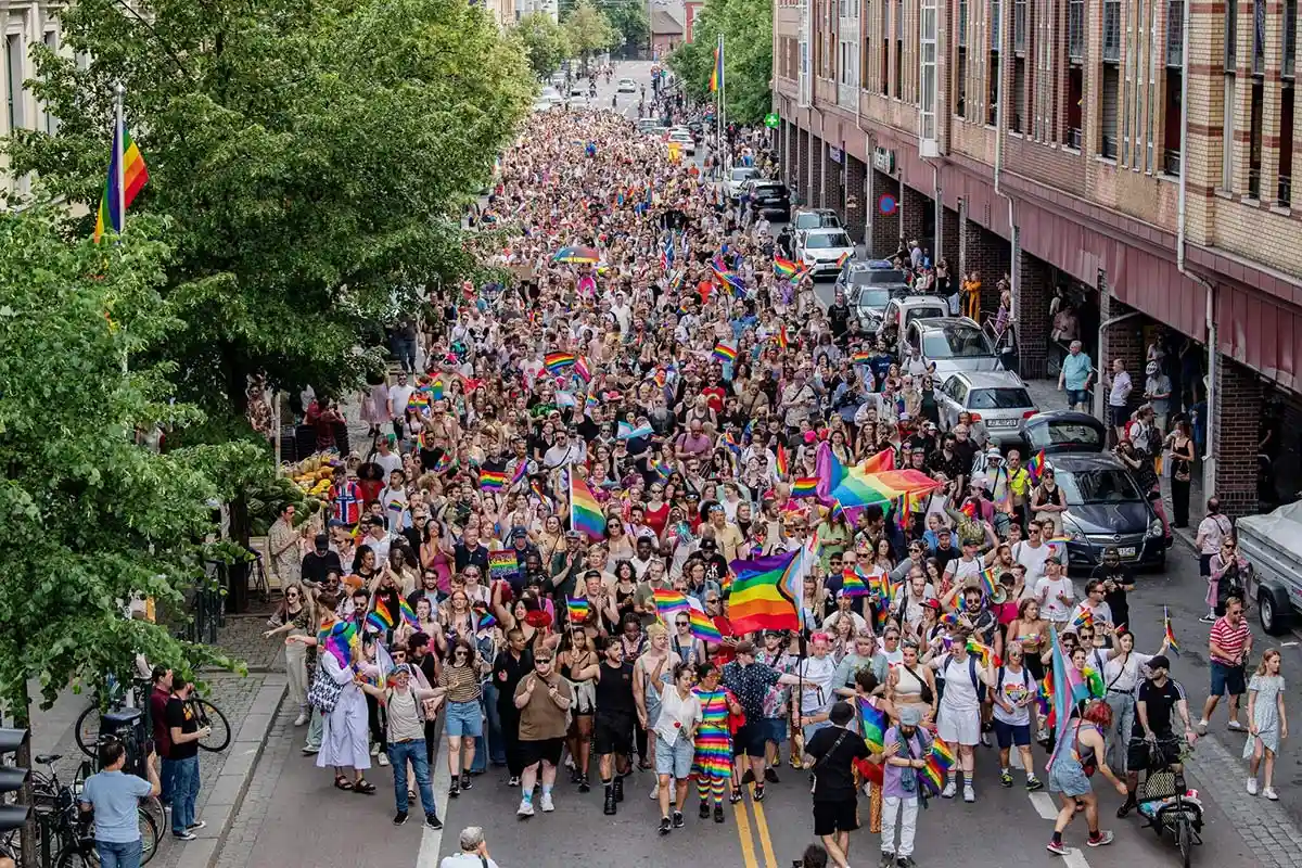 Гей-парад в Норвегии в субботу 25 июня 2022 года. Фото: Getty Images