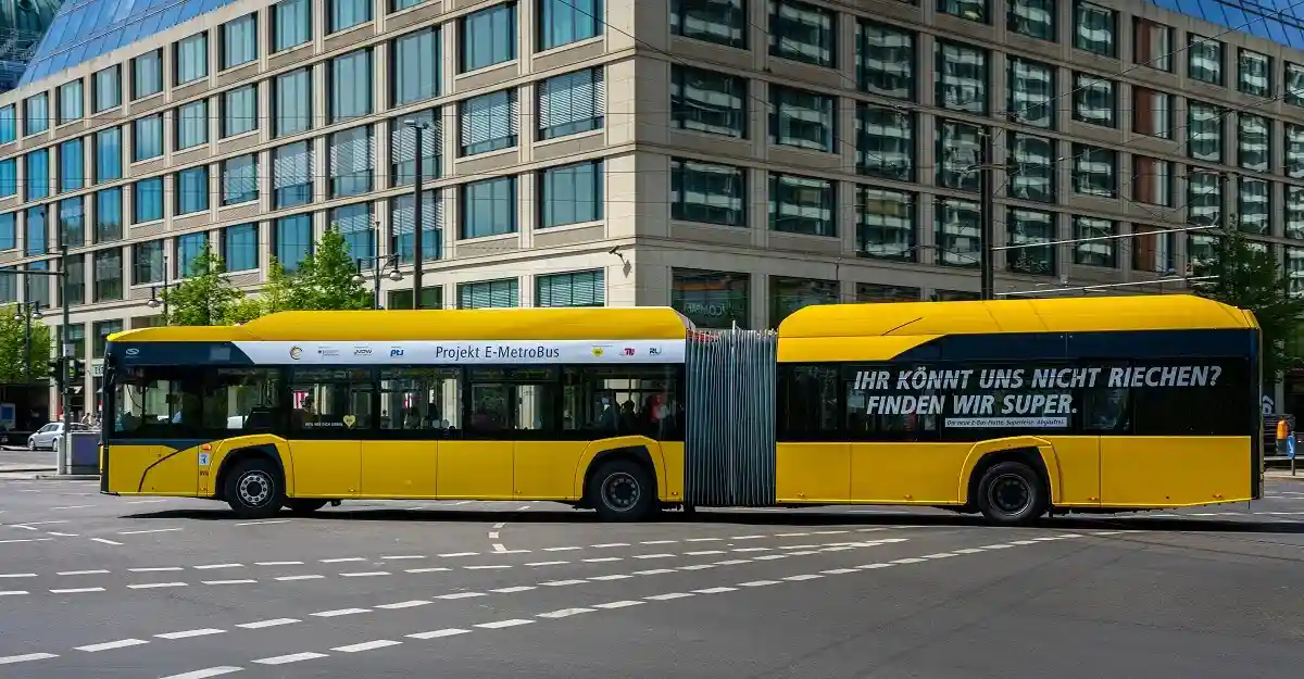 Новые автобусы в Берлине