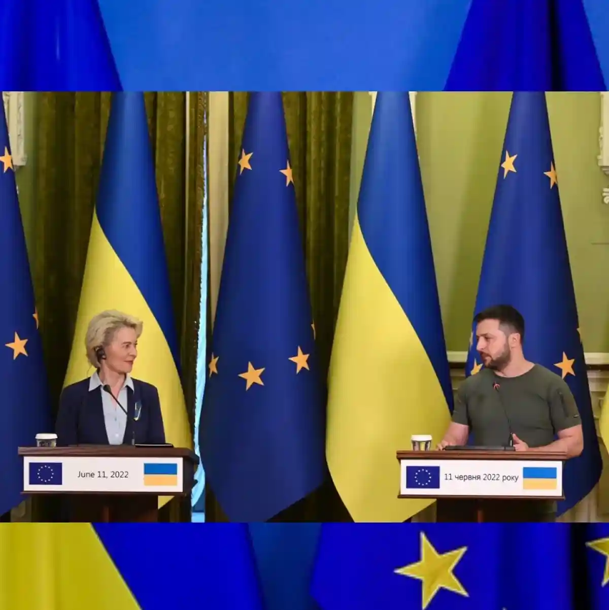 Урсула фон дер Ляйен ведет переговоры о заявке Украины на членство в ЕС
