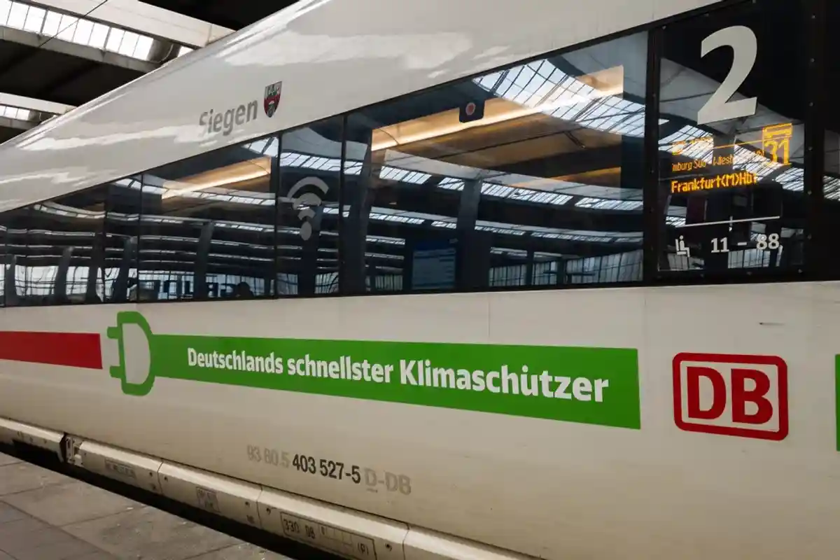 Электропоезд вместо машины: насколько экологична Deutsche Bahn