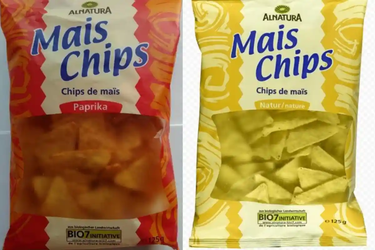 Alnatura Mais-Chips Natur и Alnatura Mais-Chips Paprika подлежат возврату. Фото: alnatura.de