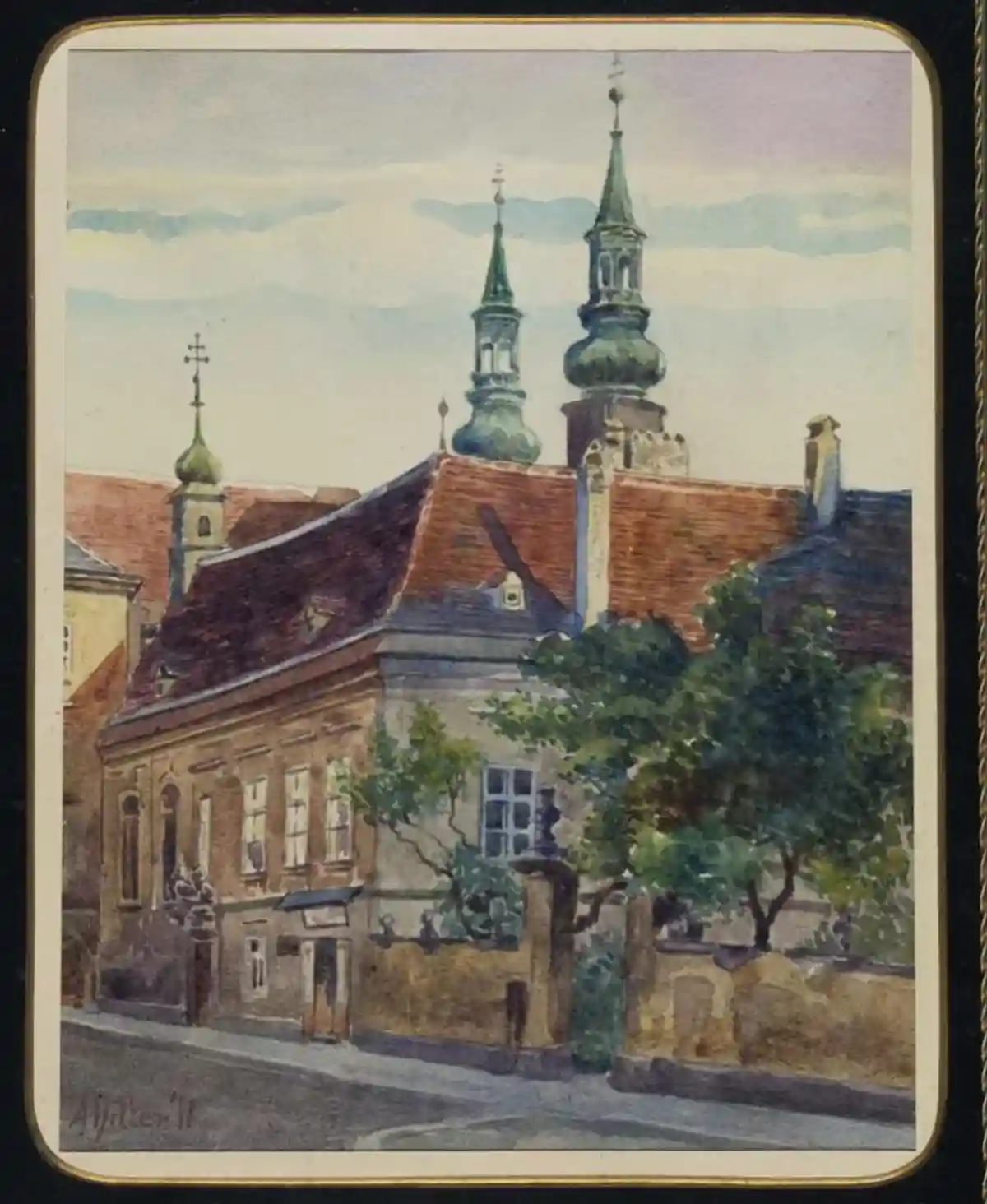 Картина, написанная Адольфом Гитлером продана за 32 500$. Фото: Alexander Historical Auctions
