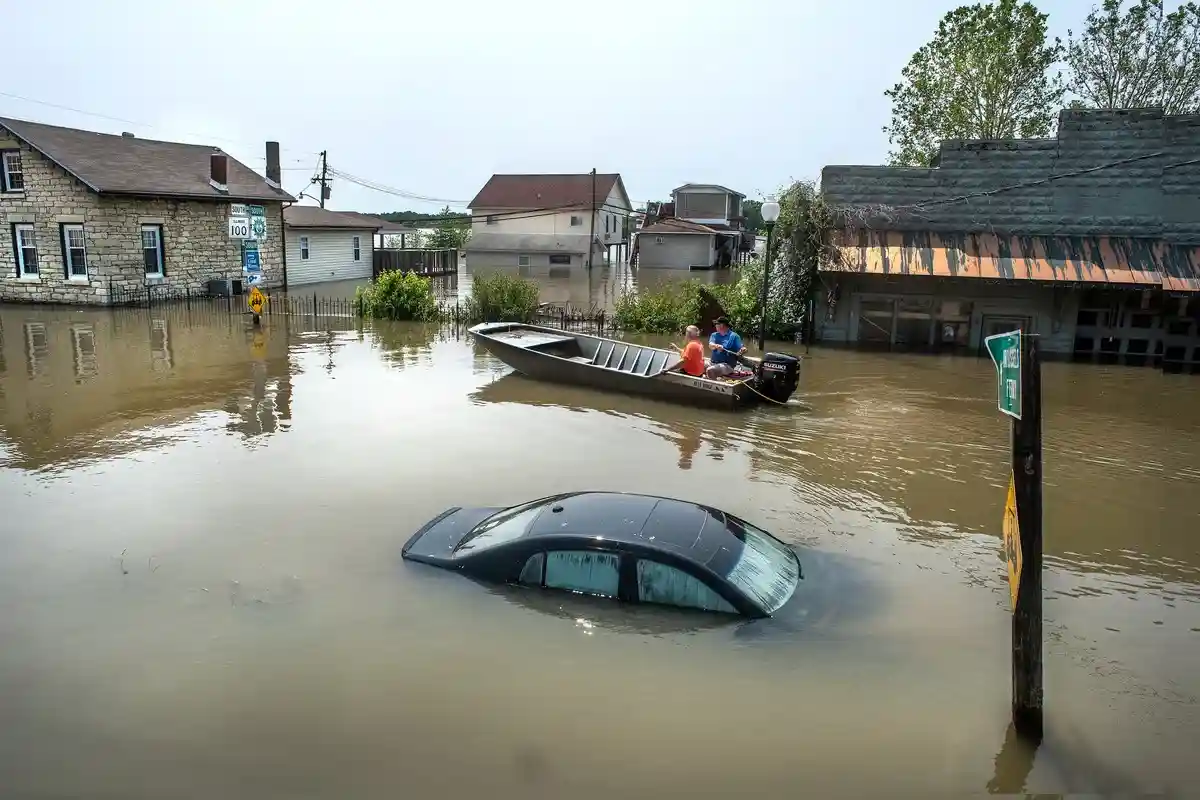 В Кентукки произошло сильнейшее наводнение за всю историю наблюдений