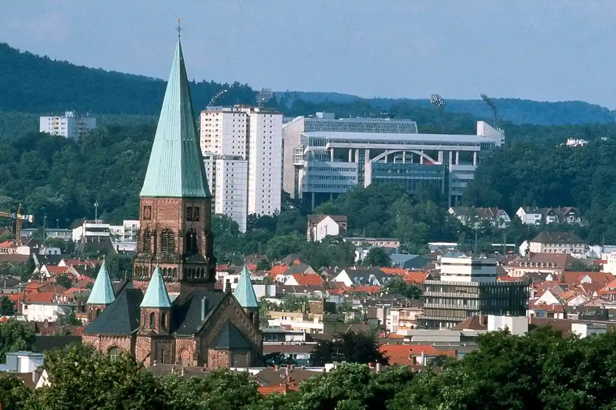 Город с высоты птичьего полета. Фото: kaiserslautern.de