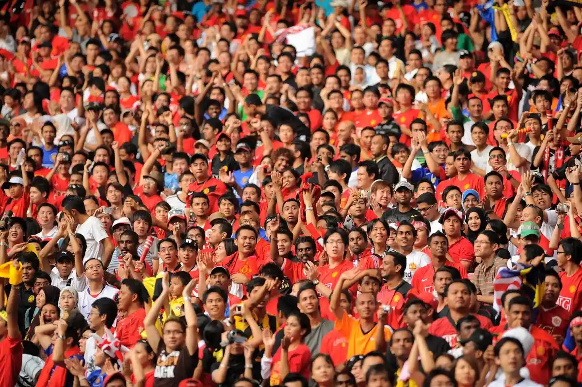 Азиатские болельщики любят «Манчестер Юнайтед».Фото: Jaggat Rashidi / Shutterstock.com