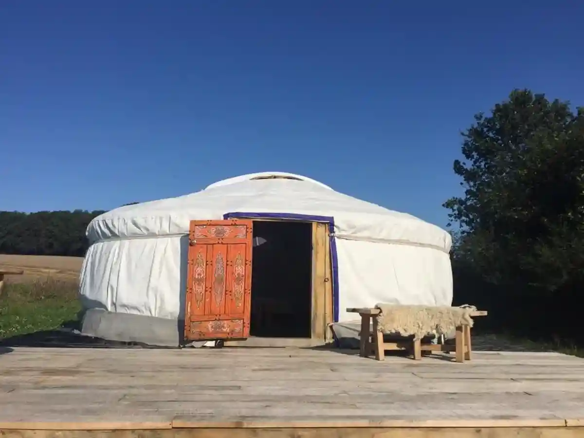 Крошечный дом (Tiny House): монгольская юрта. Фото: Wilfried Toelkes / bergische-freiraumzeit.de 