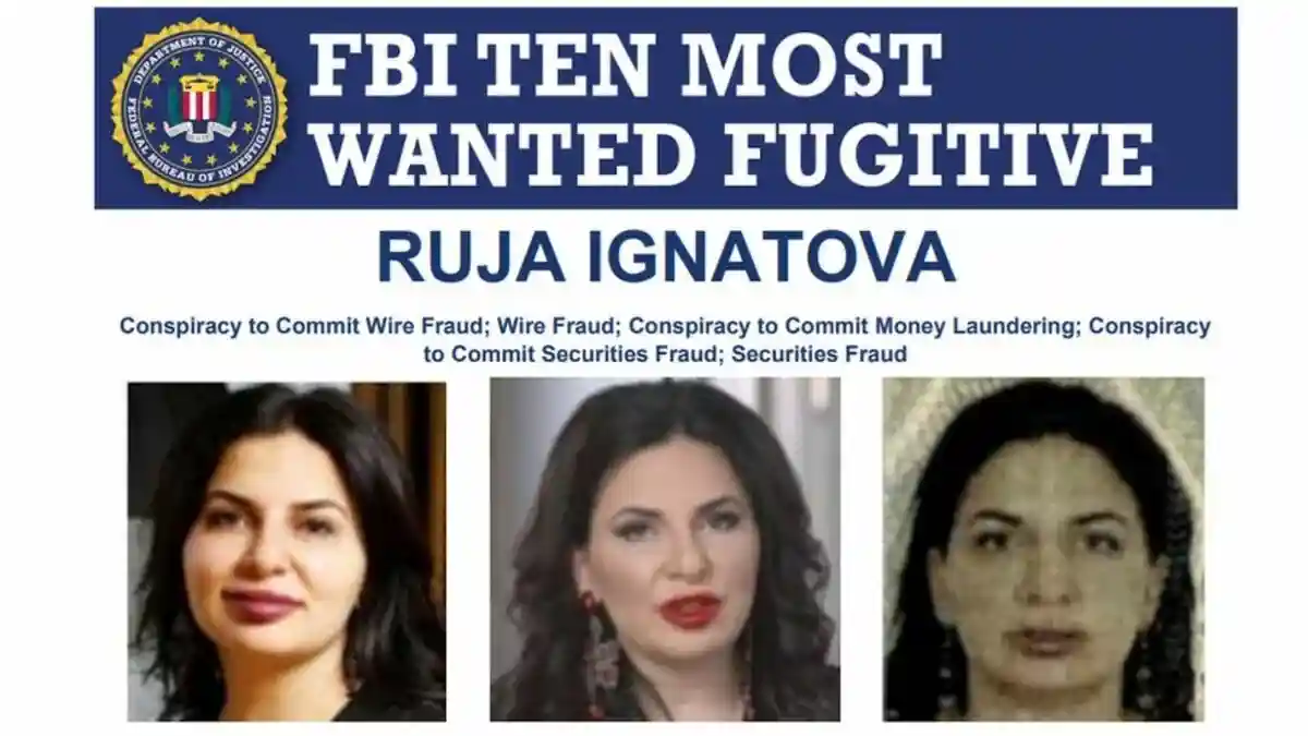 Ружа Игнатова внесена в список самых разыскиваемых ФБР преступников. Фото: FBI