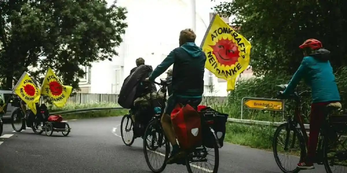Велопробег против атомных электростанций