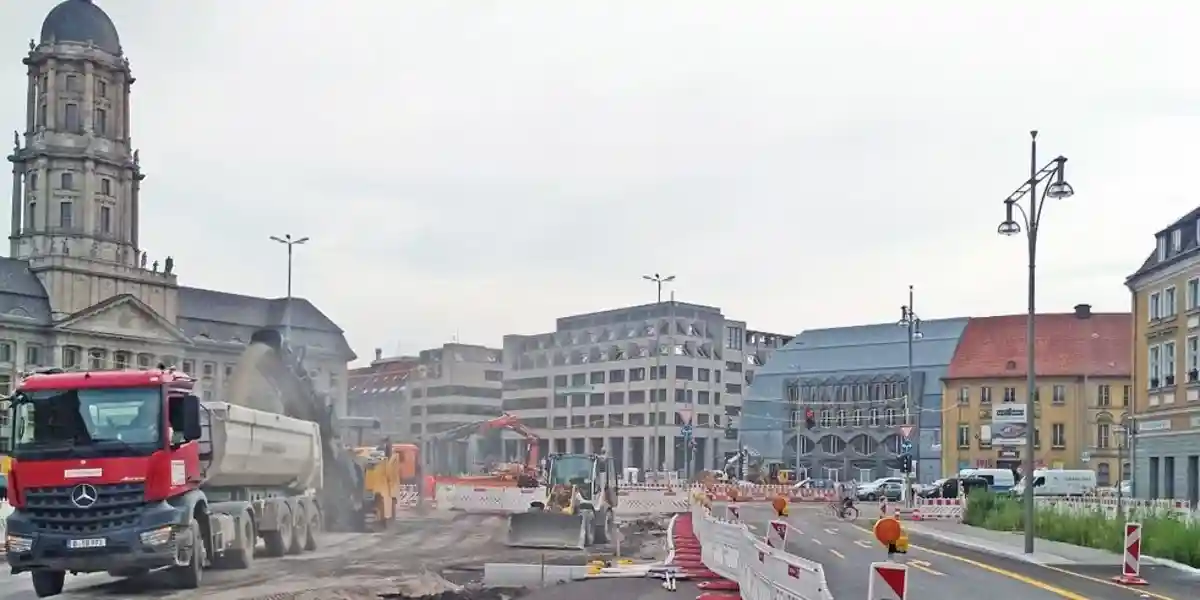 Закрытие тоннеля на Александерплац