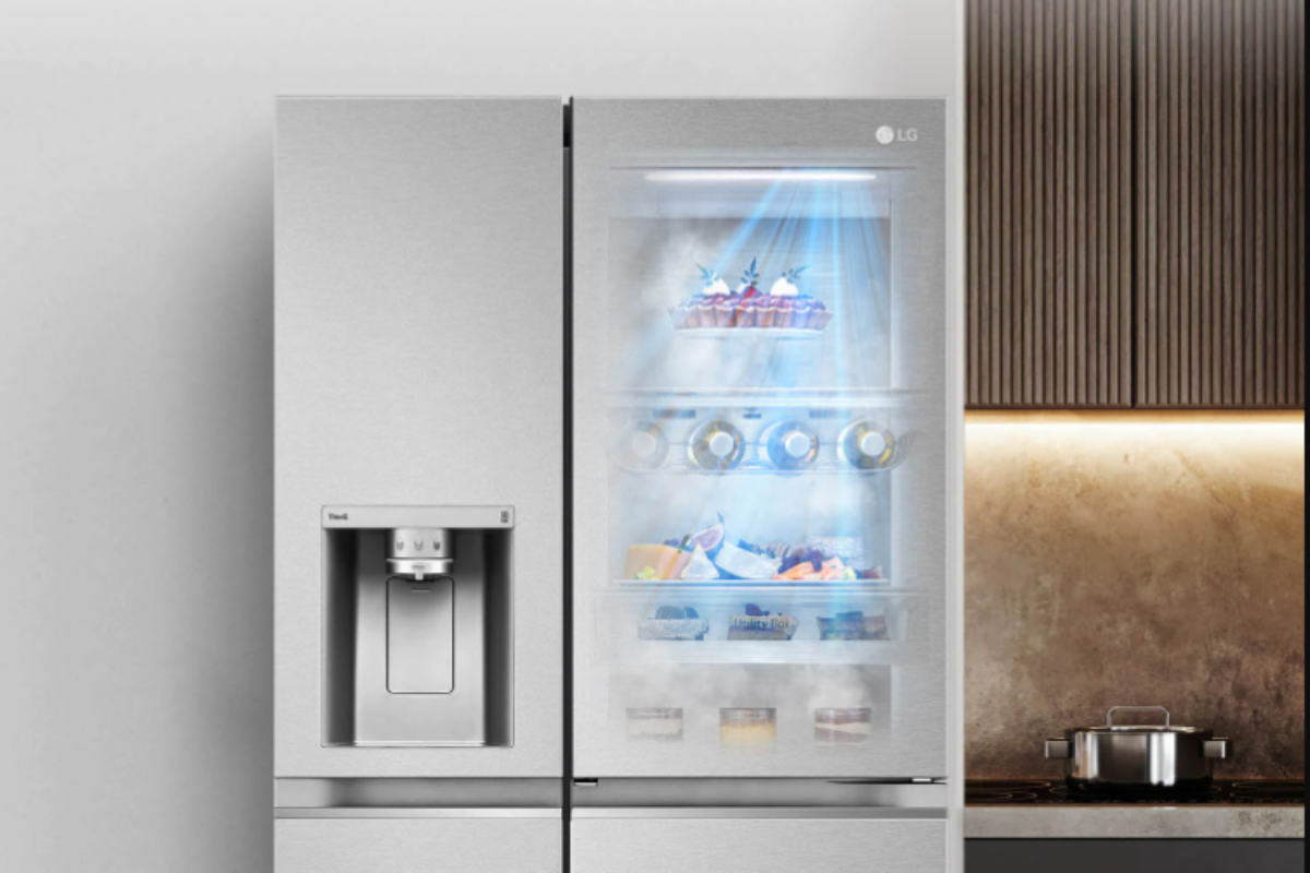 Новый тренд: холодильники LG InstaView с прозрачной дверцей. Фото: www.lg.com/de