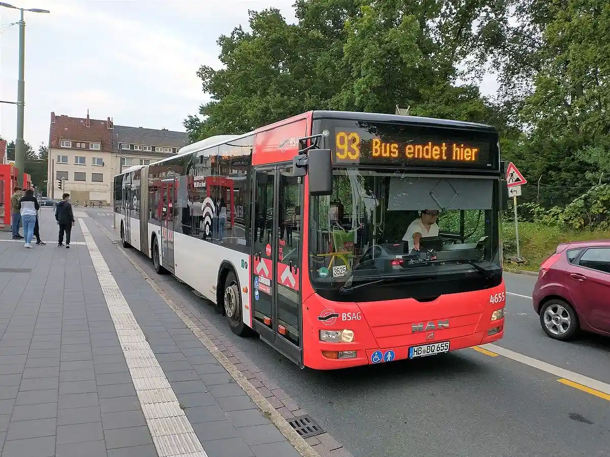 Опасные автобусы в Бремене. Фото: wikimedia.org
