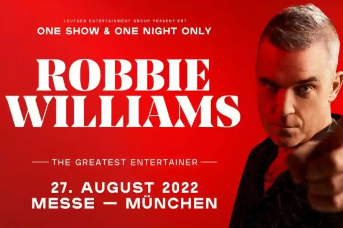 Подготовка к концерту Робби Уильямса доставляет неудобства жителям Мюнхена. Фото: robbiewilliams.com