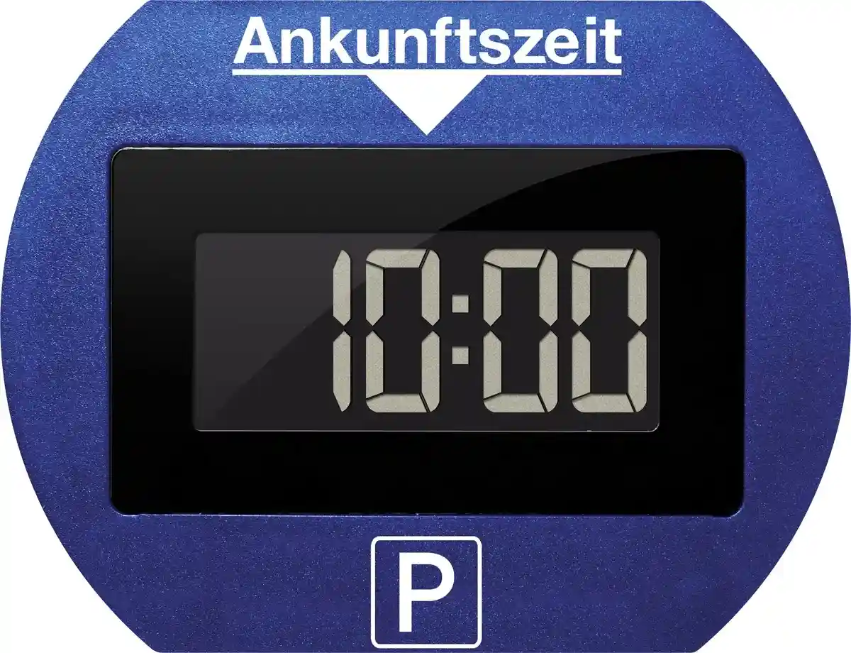 Как выглядит электронный парковочный диск. Фото: adac.de