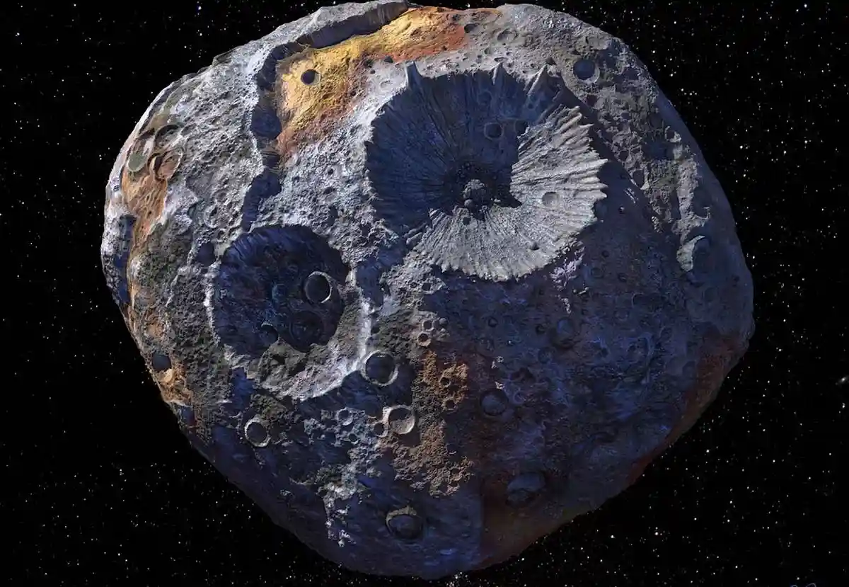 «Золотой астероид» внимательно смотрит на своих «исследователей». Фото: NASA