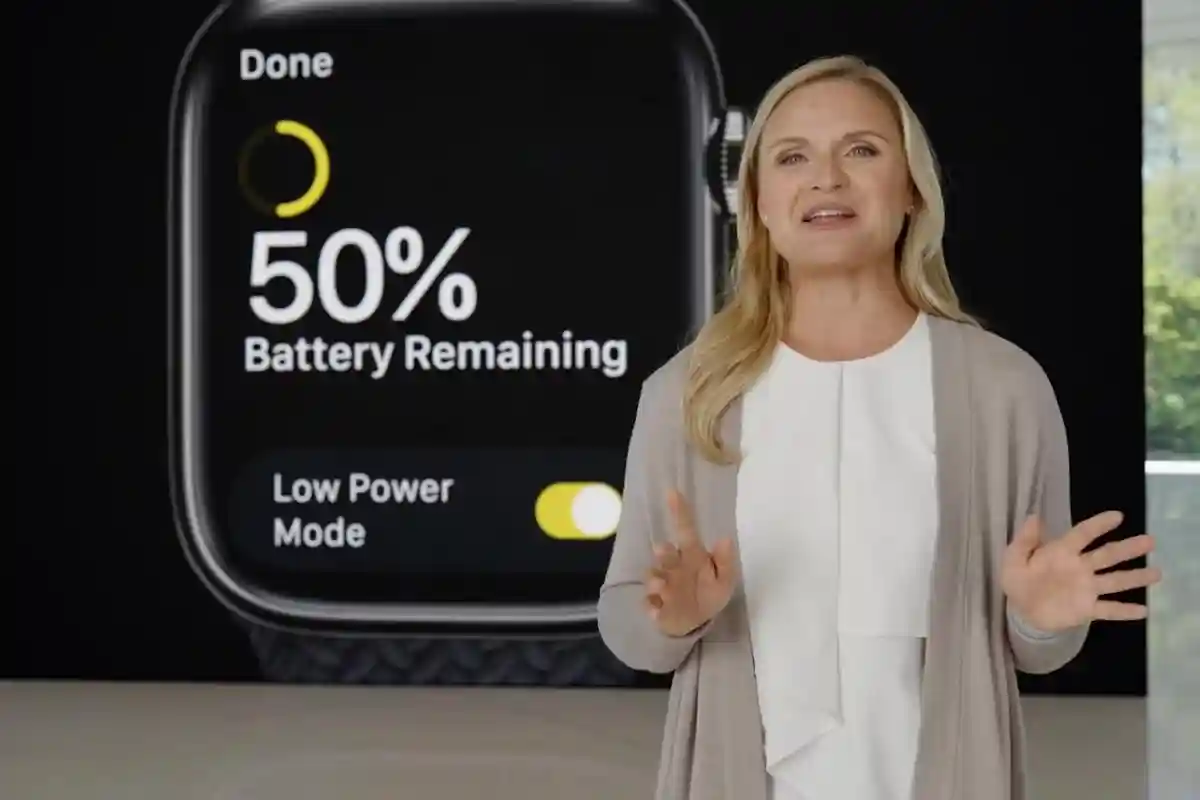  В Apple WATCH Series 8 есть функция экономии заряда батареи. Скриншот: @ApplePro / twitter